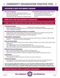 Community organization practice tool